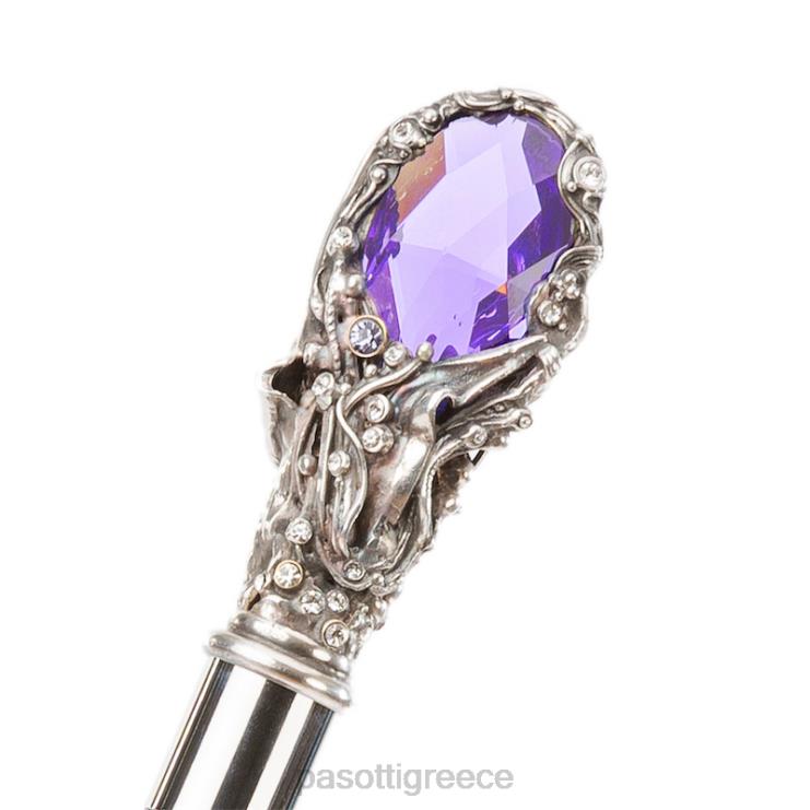 ομπρέλα | PASOTTI 185n 21284-14 w68 - μωβ ομπρέλα swarovski διπλό ύφασμα 2N6B8554 γυναίκες